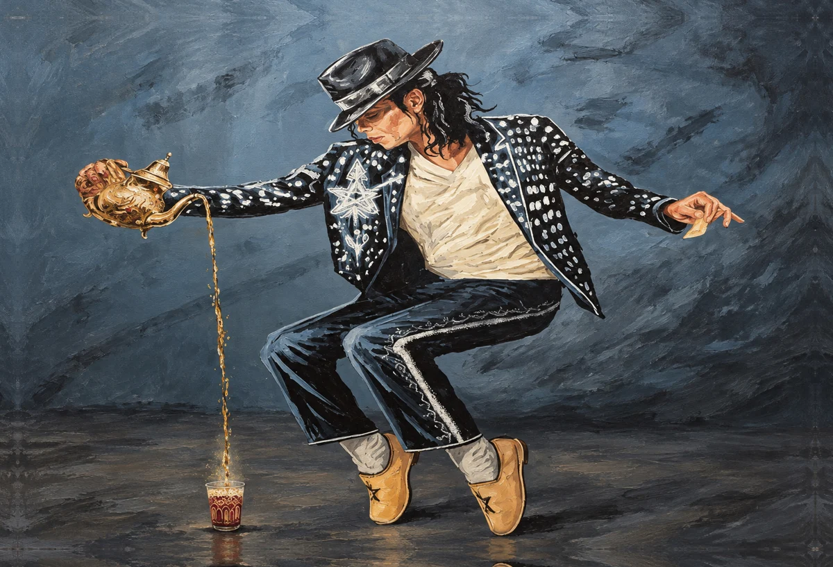 Tableau ARTIMEK Michael Jackson, interprétation marocaine
